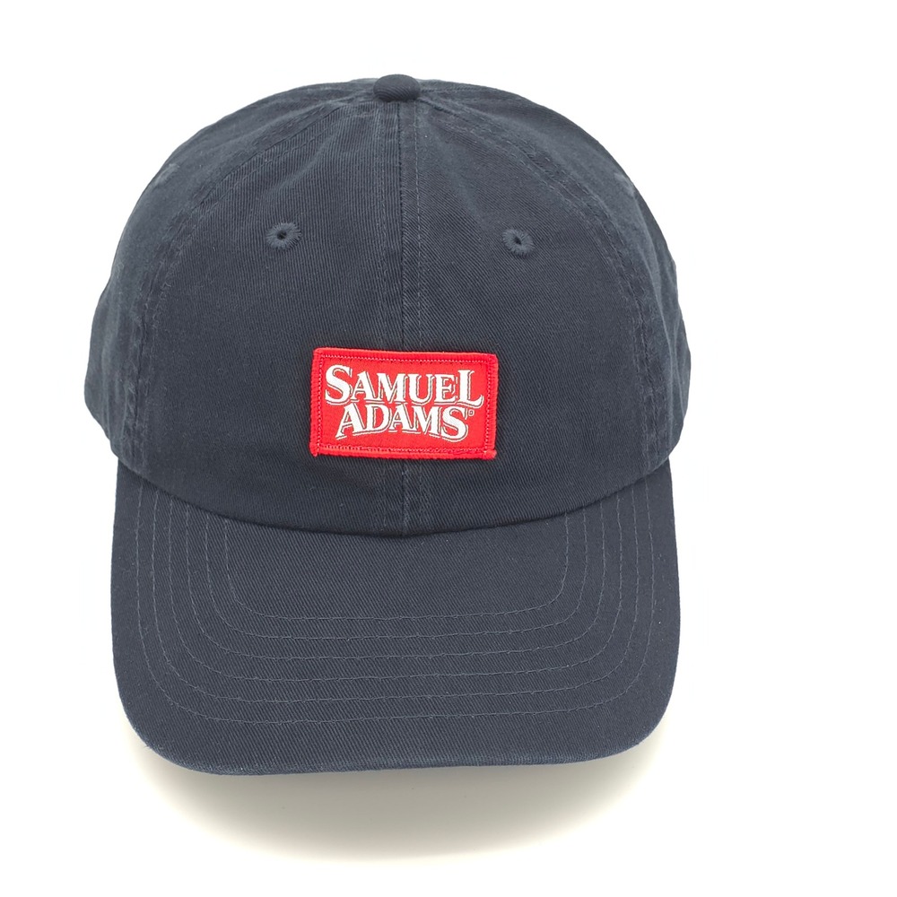 Samuel Adams Hat Cap Mens Strap Back Blue Beer Brewery Promo Cotton Logo